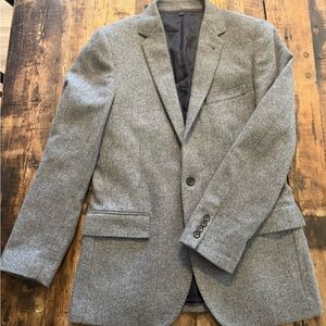 J. Crew Gray Wool Blazer - Classic Tailored Jacket